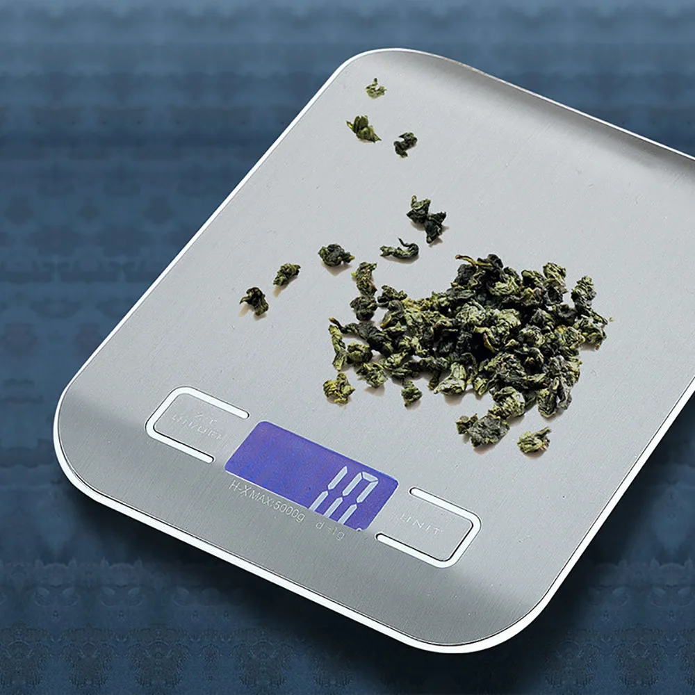5000g/1g Digital Scale Kitchen MeasureTools Stainless Steel Electronic Weight Utensils Accessories 2019 Drop Shipping Best Price
5000g/1g Digital Scale Kitchen MeasureTools Stainless Steel Electronic Weight Utensils Accessories 2019 Drop Shipping Best Price