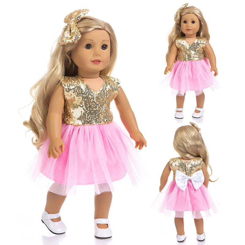 New bowknot +dress Fit for American Girl Doll Clothes 18-inch Doll , Christmas Girl Gift(only sell clothes)
New bowknot +dress Fit for American Girl Doll Clothes 18-inch Doll , Christmas Girl Gift(only sell clothes)