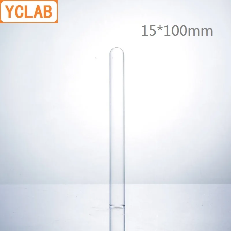 YCLAB 15*100mm Glass Test Tube Flat Mouth Borosilicate 3.3 Glass High Temperature Resistance Laboratory Chemistry Equipment
YCLAB 15*100mm Glass Test Tube Flat Mouth Borosilicate 3.3 Glass High Temperature Resistance Laboratory Chemistry Equipment