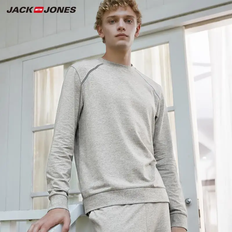 JackJones Men's Stretch Cotton Round Neckline Long-sleeved T-shirt Pullover Tops|2191HE504
JackJones Men's Stretch Cotton Round Neckline Long-sleeved T-shirt Pullover Tops|2191HE504
