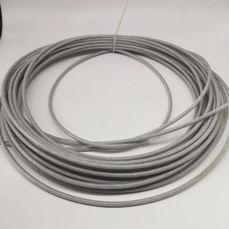 (PVC)1.5mm,50M/100M, 7X7 304 stainless steel wire rope with PVC coating softer fishing coated cable clothesline traction rope
(PVC)1.5mm,50M/100M, 7X7 304 stainless steel wire rope with PVC coating softer fishing coated cable clothesline traction rope