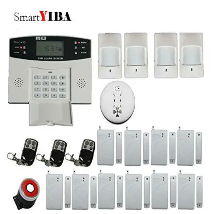 SmartYIBA Wireless GSM Alarm System Security Home Kit with PIR Detector Door Window Sensor SIM Card Burglar Alarm Outdoor Siren
SmartYIBA Wireless GSM Alarm System Security Home Kit with PIR Detector Door Window Sensor SIM Card Burglar Alarm Outdoor Siren
