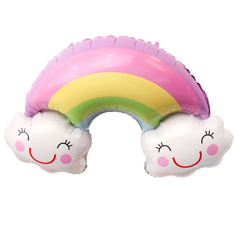 36 inches Rainbow Smile Cloud Foil Balloons Large Lovely Helium Balloons wedding decorations Birthday Party Supplies Baby Shower
36 inches Rainbow Smile Cloud Foil Balloons Large Lovely Helium Balloons wedding decorations Birthday Party Supplies Baby Shower