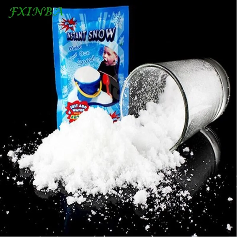 FXINBA Artificial Instant Snow Powder Magic Fluffy Fake Snow Super Absorbant Party Magic Trick Props Party Decor Prank Wholesale
FXINBA Artificial Instant Snow Powder Magic Fluffy Fake Snow Super Absorbant Party Magic Trick Props Party Decor Prank Wholesale