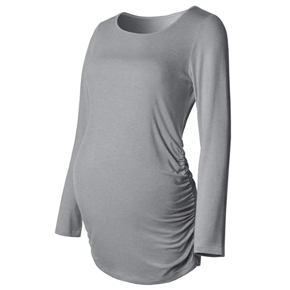2018 New Spring Autumn Maternity Shirt Long Sleeve Basic Maternity Wrap Top Pregnancy T Shirt For Pregnant Women Clothes
2018 New Spring Autumn Maternity Shirt Long Sleeve Basic Maternity Wrap Top Pregnancy T Shirt For Pregnant Women Clothes