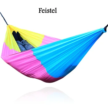 Single Double Hammock Adult Outdoor Backpacking Travel Survival Hunting Sleeping Bed Portable With 2 Straps 2 Carabiner
Single Double Hammock Adult Outdoor Backpacking Travel Survival Hunting Sleeping Bed Portable With 2 Straps 2 Carabiner