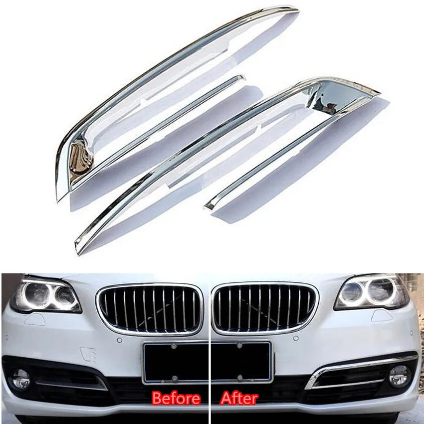 YAQUICKA Car Front Fog Light Lamp Frame Trim Sequins Chrome ABS For BMW 5 Series 520li 525li f18 2014 2015 Car-styling 2Pcs/set
YAQUICKA Car Front Fog Light Lamp Frame Trim Sequins Chrome ABS For BMW 5 Series 520li 525li f18 2014 2015 Car-styling 2Pcs/set