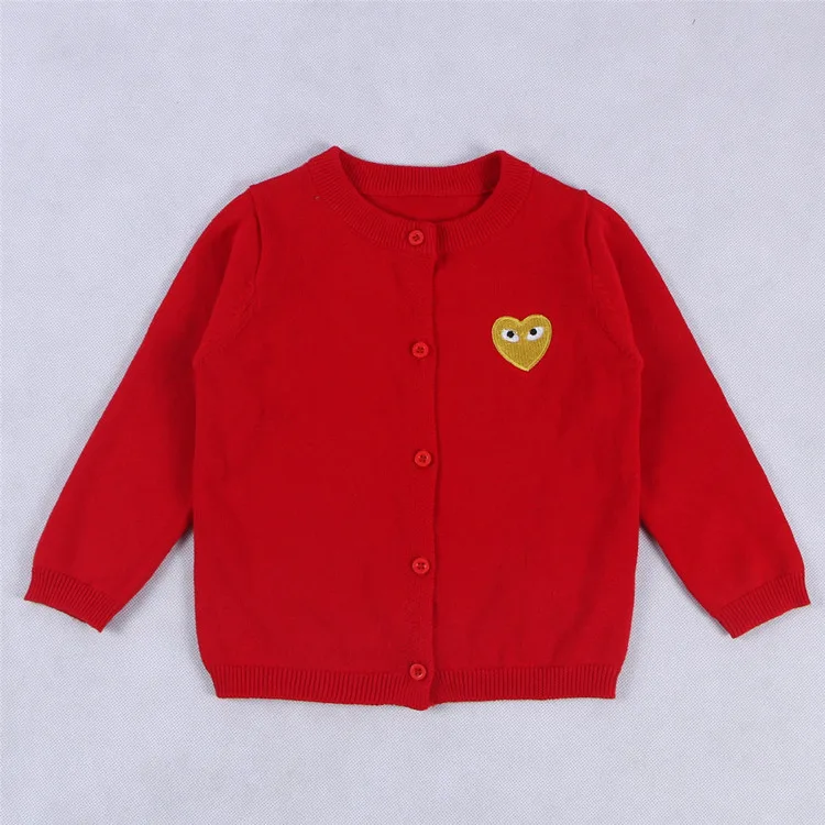 19 autumn and winter children's wear love embroidery cardigan cotton knit cardigan
19 autumn and winter children's wear love embroidery cardigan cotton knit cardigan