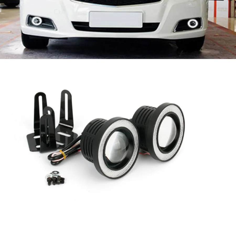 LED Fog Lamp Assembly Fog Light Daytime running light With Lens COB Halo Angel Eyes Rings For Chevrolet Malibu 2012-2015
LED Fog Lamp Assembly Fog Light Daytime running light With Lens COB Halo Angel Eyes Rings For Chevrolet Malibu 2012-2015