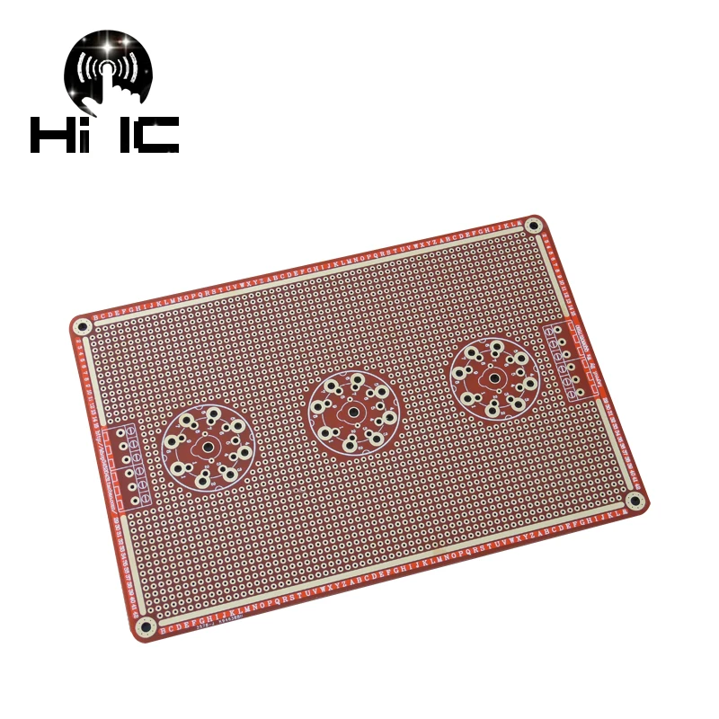 Universal Prototype PCB For 8 Pin/9 Pin Tube Amplifier Preamp Headphone Valve Double-sided PCB Board
Universal Prototype PCB For 8 Pin/9 Pin Tube Amplifier Preamp Headphone Valve Double-sided PCB Board
