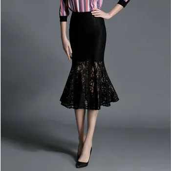 Women plus size Lace Trumpet long skirts 2020 Spring knitting fabrics elastic lace Hollow out skirt Casual Mermaid skirt Ladies
Women plus size Lace Trumpet long skirts 2020 Spring knitting fabrics elastic lace Hollow out skirt Casual Mermaid skirt Ladies