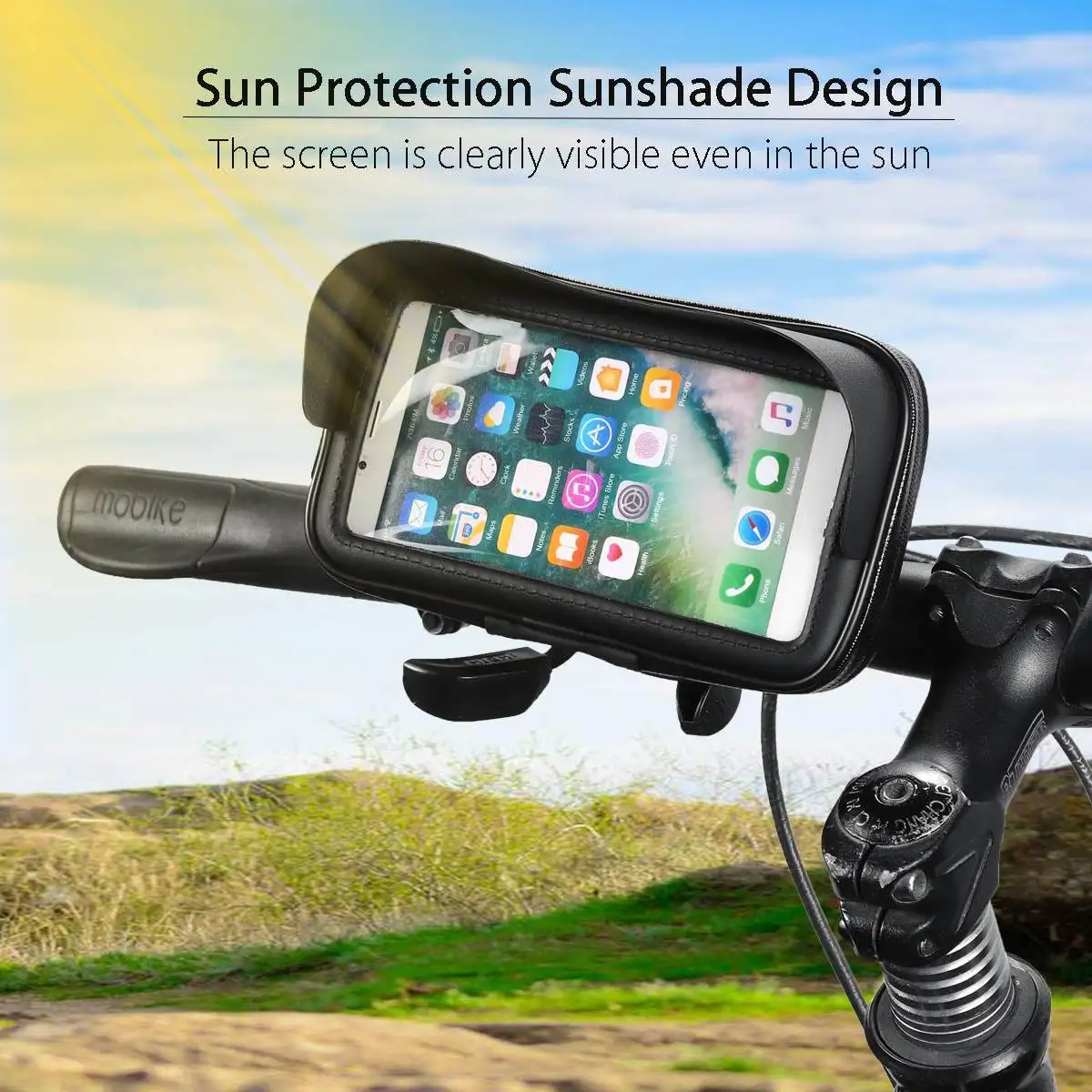 6.3 inch Waterproof Bike Bicycle Mobile Phone Holder Stand Motorcycle Handlebar Mount Bag Case Cover For iphone X for Samsung 6.3 inch Waterproof Bike Bicycle Mobile Phone Holder Stand Motorcycle Handlebar Mount Bag Case Cover For iphone X for Samsung
