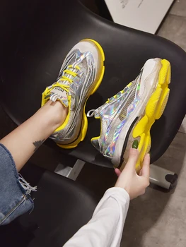 Shoes women 2019 new fashion hot women's shoes laser breathable hollow sports shoes tide
Shoes women 2019 new fashion hot women's shoes laser breathable hollow sports shoes tide