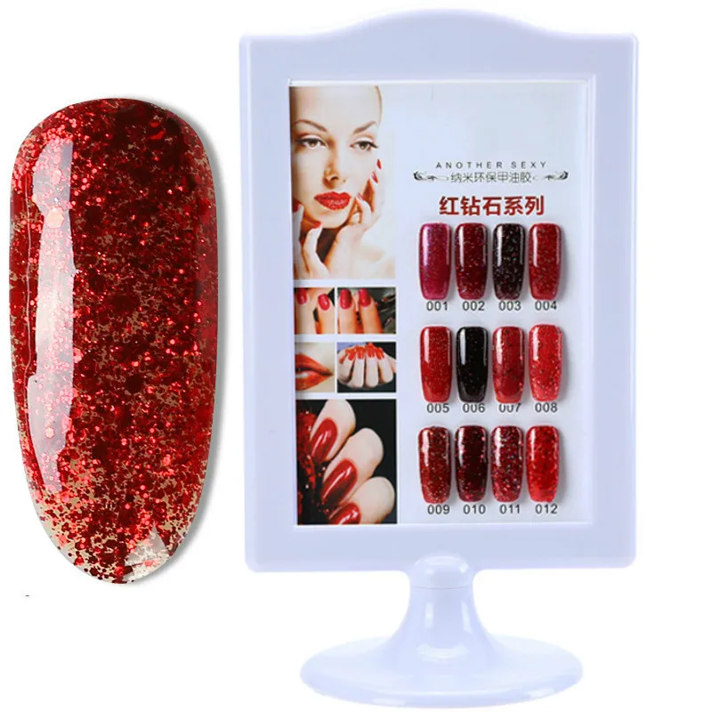 Wholesale New Fashion 12 Colors Excellent Red diamond series nail polish Set AS Long-lasting Soak Off Flash Red nail art polish
Wholesale New Fashion 12 Colors Excellent Red diamond series nail polish Set AS Long-lasting Soak Off Flash Red nail art polish