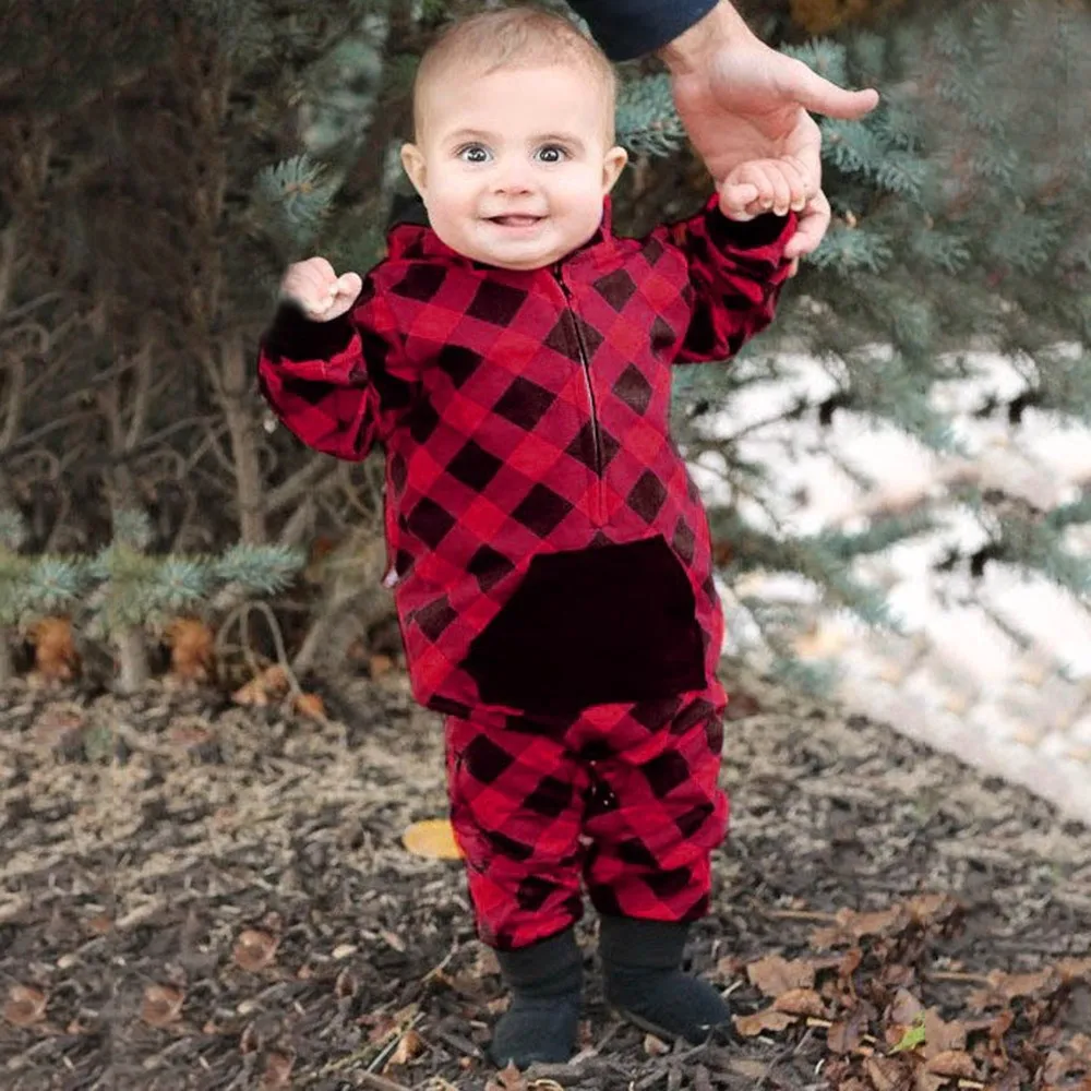 Autumn New Baby Rompers Infant Hooded Jumpsuits Baby Long-Sleeved Plaid Rompers Children Outerwear Costume For Boys And Girls
Autumn New Baby Rompers Infant Hooded Jumpsuits Baby Long-Sleeved Plaid Rompers Children Outerwear Costume For Boys And Girls