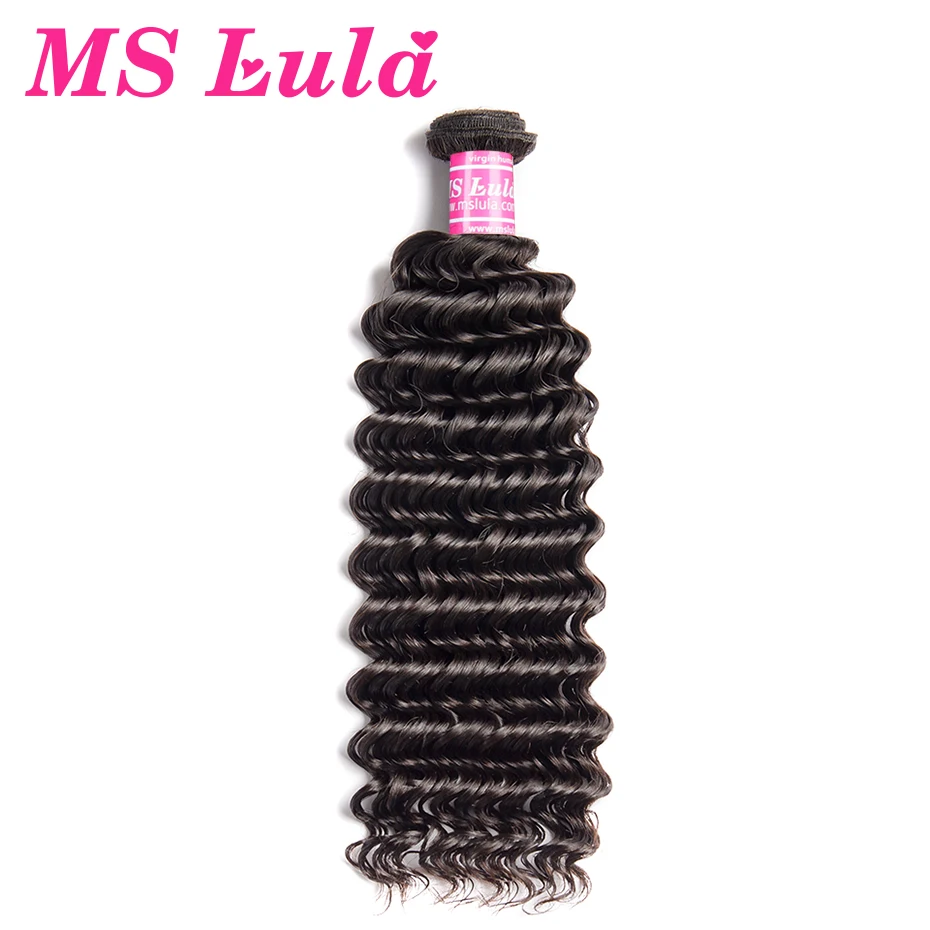 MS Lula Hair Deep Wave Brazilian Virgin Hair 1 Bundle Natural Color 100% Human Hair Bundles Hair Extensions Free Shipping
MS Lula Hair Deep Wave Brazilian Virgin Hair 1 Bundle Natural Color 100% Human Hair Bundles Hair Extensions Free Shipping