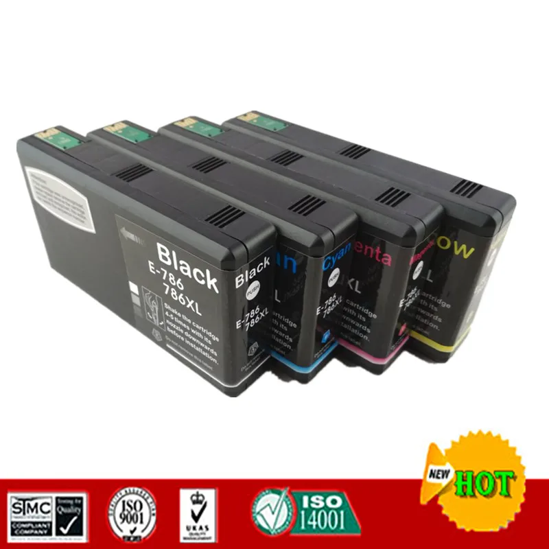 Compatible Ink Cartridge for Epson T7861 T786 T786XL For Epson WorkForce Pro WF-4630 4640 5110 5190 5620 5690 etc.
Compatible Ink Cartridge for Epson T7861 T786 T786XL For Epson WorkForce Pro WF-4630 4640 5110 5190 5620 5690 etc.