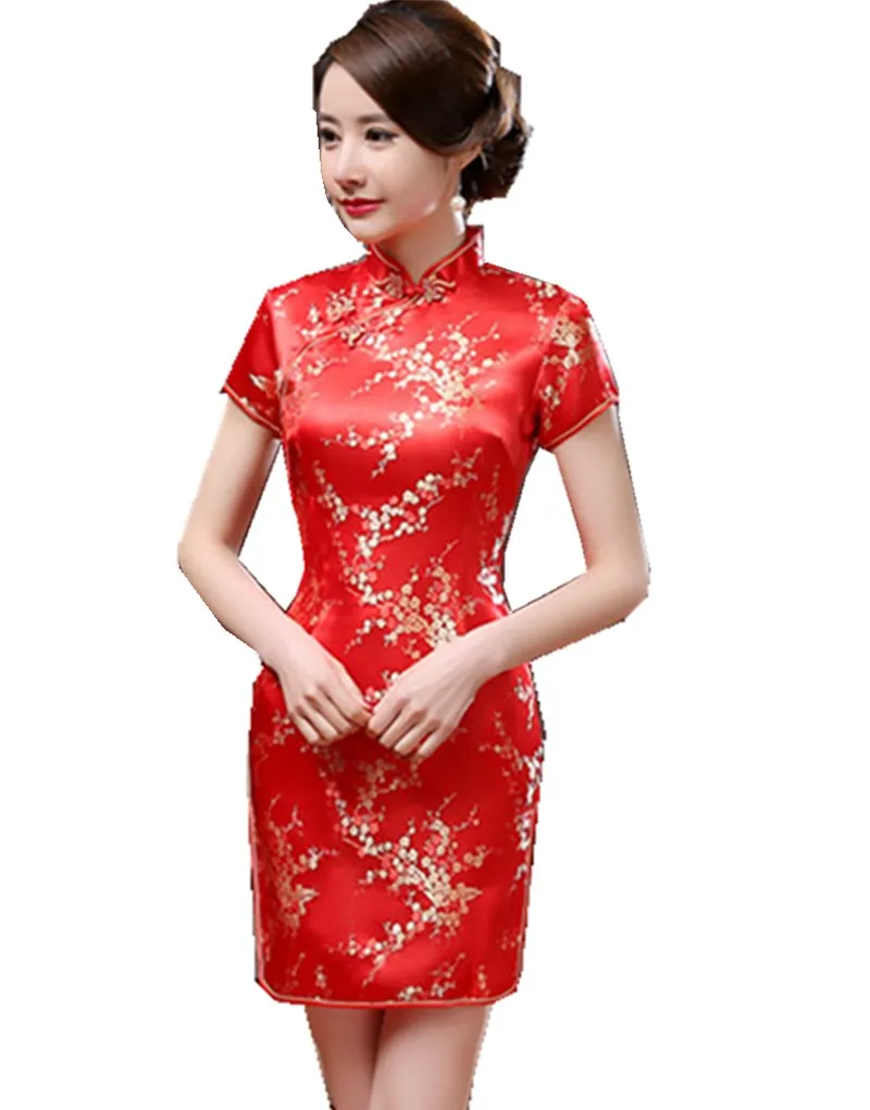 Shanghai Story Womens Short Cheongsam Qipao Traditional Chinese Dress Plus Size mandarin collar short sleeve Multicolor
Shanghai Story Womens Short Cheongsam Qipao Traditional Chinese Dress Plus Size mandarin collar short sleeve Multicolor