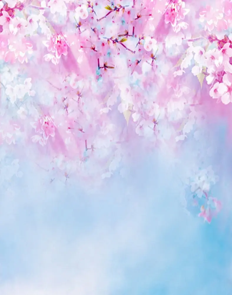 5x7ft Pink Flowers Blue Photography Backdrops Photo Props Studio Background
5x7ft Pink Flowers Blue Photography Backdrops Photo Props Studio Background