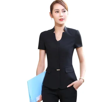 2018 Spring fashion pant suits OL slim short sleeve Hem Asymmetric design blazer with pants office ladies plus size work wear
2018 Spring fashion pant suits OL slim short sleeve Hem Asymmetric design blazer with pants office ladies plus size work wear