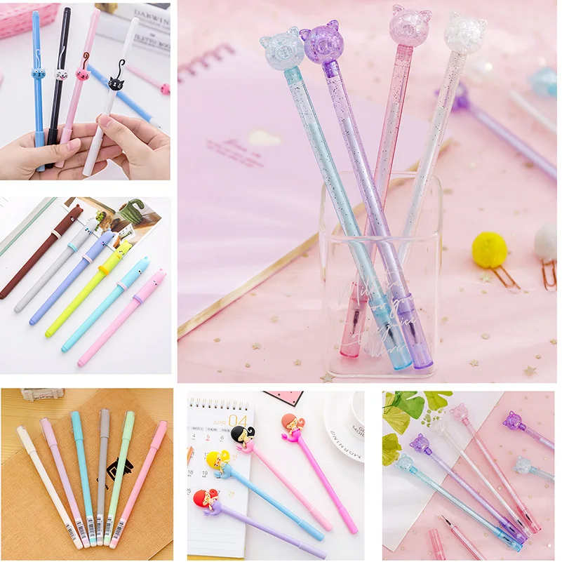 Korean Mermaid Gel Pen Emotion Bear Cat Novelty Cool Creative Cartoon Girls Gift Stationery School Office Supply Material Thing
Korean Mermaid Gel Pen Emotion Bear Cat Novelty Cool Creative Cartoon Girls Gift Stationery School Office Supply Material Thing