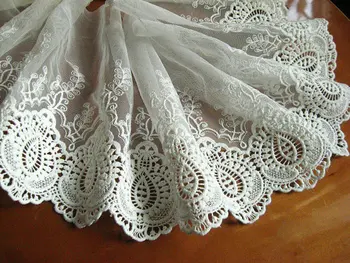 off white lace trim, embroidered , retro , scalloped trim lace, cotton lace fabric 10 yards
off white lace trim, embroidered , retro , scalloped trim lace, cotton lace fabric 10 yards