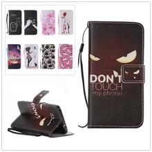 Flip Painted PU Leather Phone Cover For Samsung Galaxy Grand Prime G530 G531 G531H Wallet Stand Card Slots Magnetic Clasp Cases