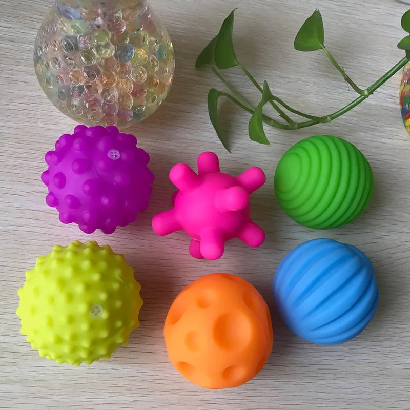 4/6pcs High Quality Textured Balls Set Baby Grasp Touch Tactile Senses Develop Toy Ball Baby Training Massage Rubber Soft Ball
4/6pcs High Quality Textured Balls Set Baby Grasp Touch Tactile Senses Develop Toy Ball Baby Training Massage Rubber Soft Ball