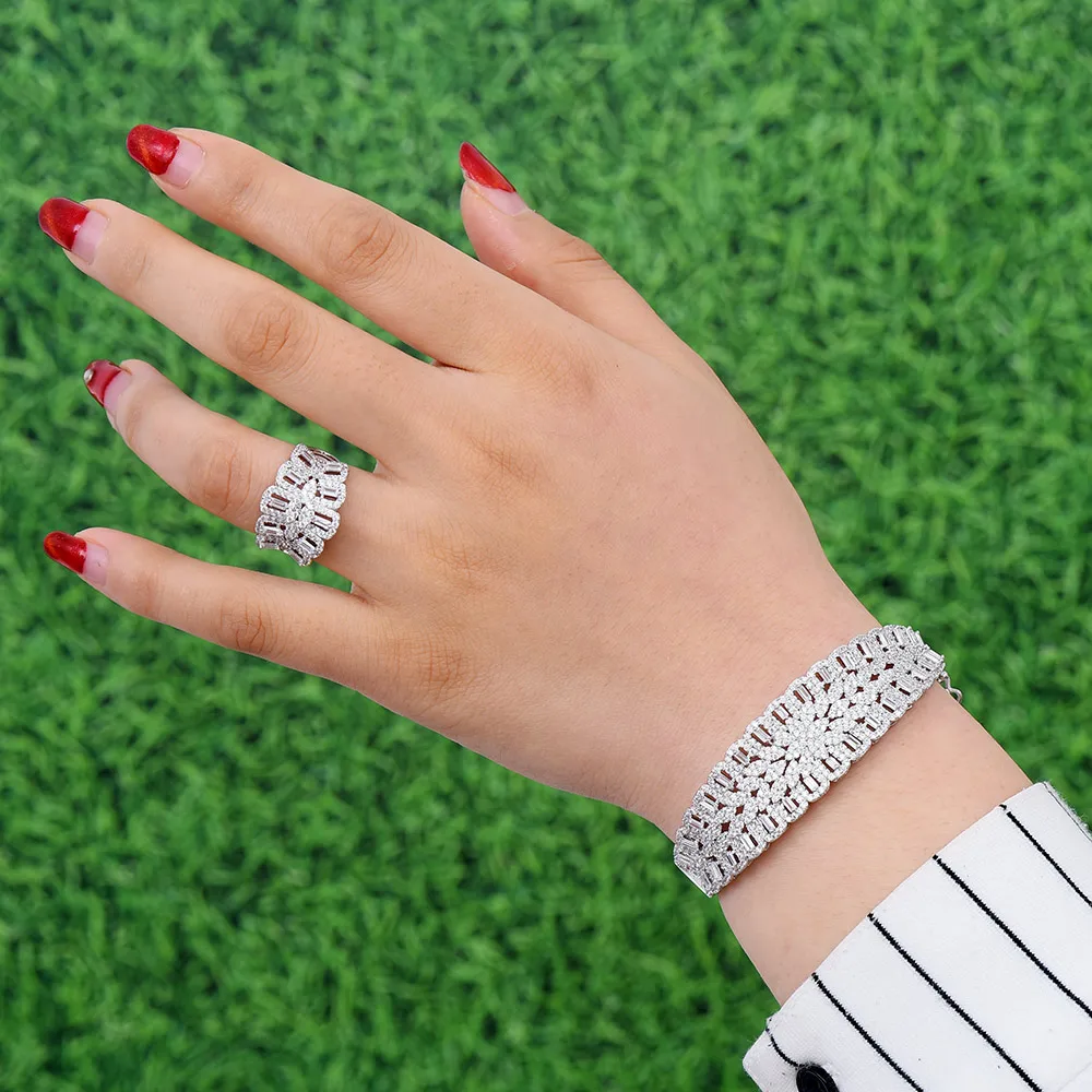 GODKI Luxury Cubic Zircon Crystal CZ Jewelry Sets For Women Wedding African Bridal Bangle Ring Set aretes de mujer modernos 2018
GODKI Luxury Cubic Zircon Crystal CZ Jewelry Sets For Women Wedding African Bridal Bangle Ring Set aretes de mujer modernos 2018