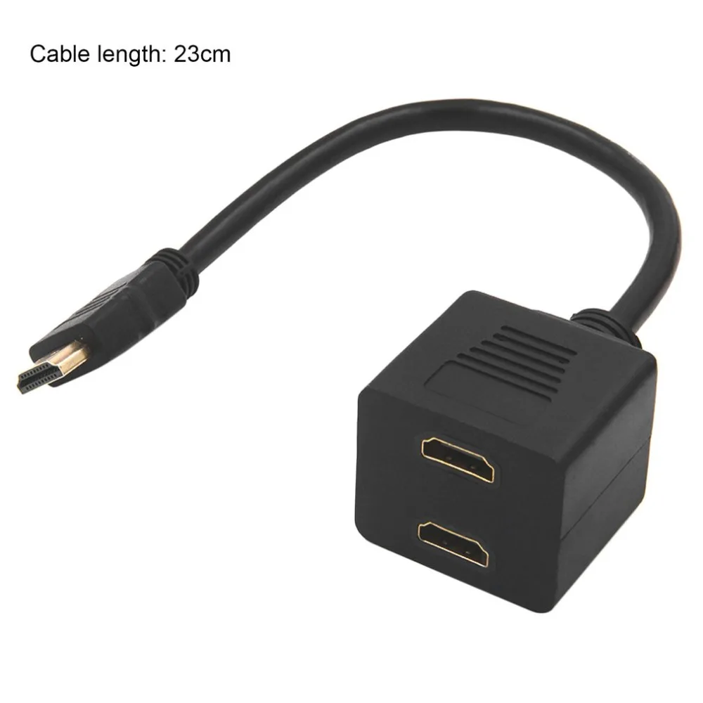 HDMI TO HDMI 2 port input Male to 1 port output Female Switch Y Splitter Cord Cable Adapter For HD DVD LCD TV Game Machines
HDMI TO HDMI 2 port input Male to 1 port output Female Switch Y Splitter Cord Cable Adapter For HD DVD LCD TV Game Machines