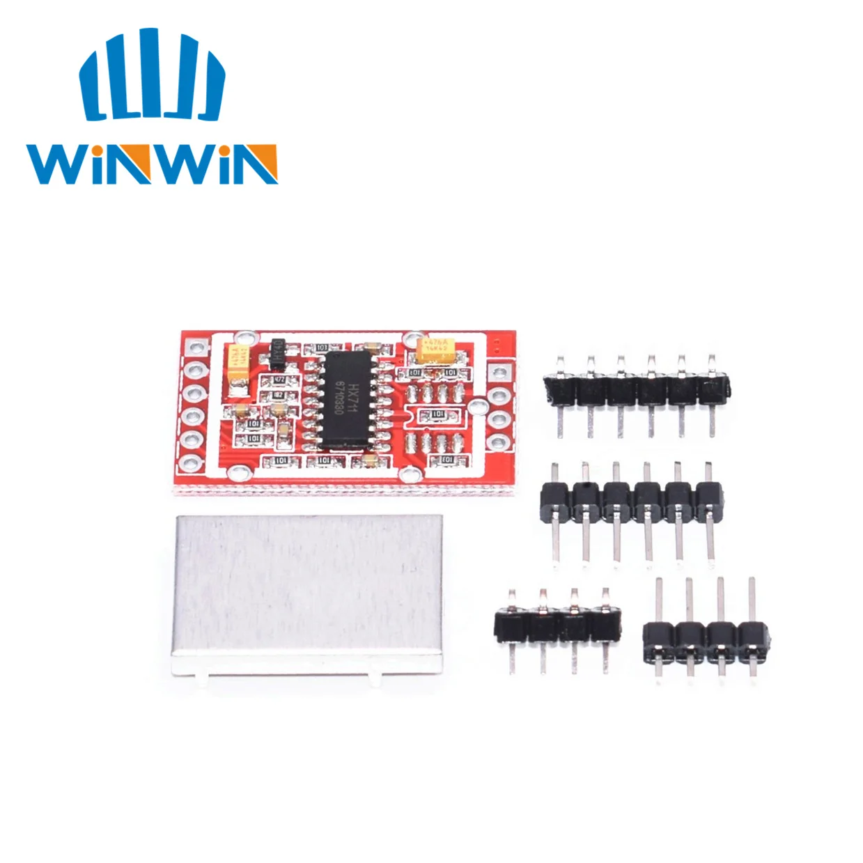 I01 5pcs/lot HX711 Dual-channel 24-bit A/D Conversion Weighing Sensor Module with Metal Shied
I01 5pcs/lot HX711 Dual-channel 24-bit A/D Conversion Weighing Sensor Module with Metal Shied
