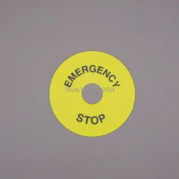 90mm 22mm yellow card warning signs in the emergency stop button to stop warning signs of circle circle sign
90mm 22mm yellow card warning signs in the emergency stop button to stop warning signs of circle circle sign