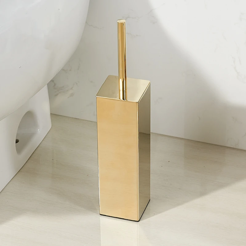 Gold Creativer Free Stand Polish Toilet Brush Holder Set Toilet Bowl Brush Stainless Steel Brushed Gold Bathroom Accessories
Gold Creativer Free Stand Polish Toilet Brush Holder Set Toilet Bowl Brush Stainless Steel Brushed Gold Bathroom Accessories