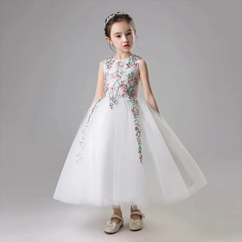 Summer New Luxury Children Girl Flowers Dresses Pageant Wedding Party Formal Occassion Bridesmaid Wedding Kids Tulle Long Dress
Summer New Luxury Children Girl Flowers Dresses Pageant Wedding Party Formal Occassion Bridesmaid Wedding Kids Tulle Long Dress