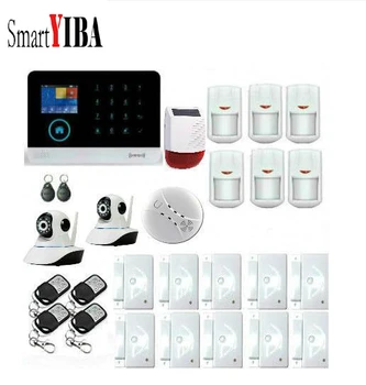 SmartYIBA WIFI 3G Alarm Home Alarm System Remote Control Outdoor Solar Siren IP Cameras Door/Window Sensors Burglar Alarmes
SmartYIBA WIFI 3G Alarm Home Alarm System Remote Control Outdoor Solar Siren IP Cameras Door/Window Sensors Burglar Alarmes