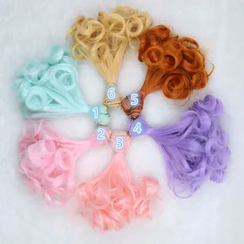 Doll 15cm*100cm wigs for 1/3 1/4 1/6 BJD SD chole Blyth High-temperature wire doll accessories Pear curly hair wigs Fapai
Doll 15cm*100cm wigs for 1/3 1/4 1/6 BJD SD chole Blyth High-temperature wire doll accessories Pear curly hair wigs Fapai