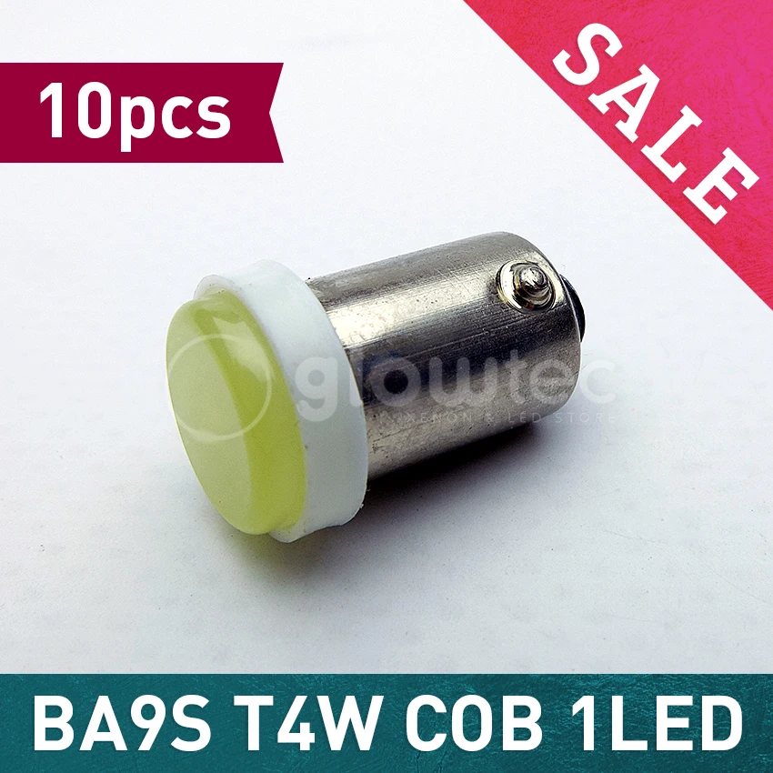 10 шт. белая Автомобильная интерьерная BA9S T4W COB 1LED лампа для чтения Светодиодная лампа для стайлинга DC12V GLOWTEC
10 шт. белая Автомобильная интерьерная BA9S T4W COB 1LED лампа для чтения Светодиодная лампа для стайлинга DC12V GLOWTEC