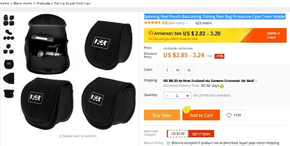 repay Spinning Reel Pouch Baitcasting Fishing Reel Bag Protective Case Cover Holder repay
repay Spinning Reel Pouch Baitcasting Fishing Reel Bag Protective Case Cover Holder repay