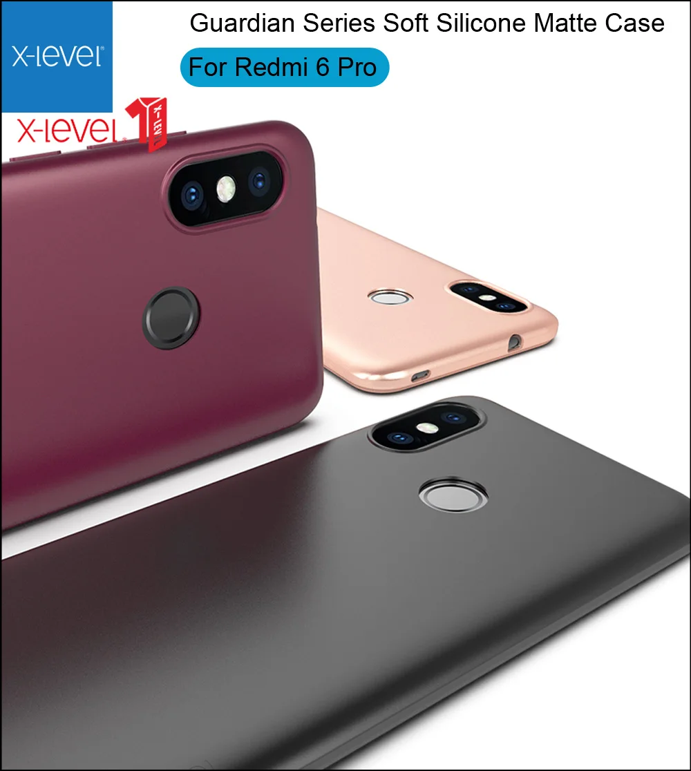 X-Level Guardian Soft Silicone Cover Case For Xiaomi Redmi 6 Pro Mi A2 Lite X Level Ultra thin Matte TPU Protective
X-Level Guardian Soft Silicone Cover Case For Xiaomi Redmi 6 Pro Mi A2 Lite X Level Ultra thin Matte TPU Protective