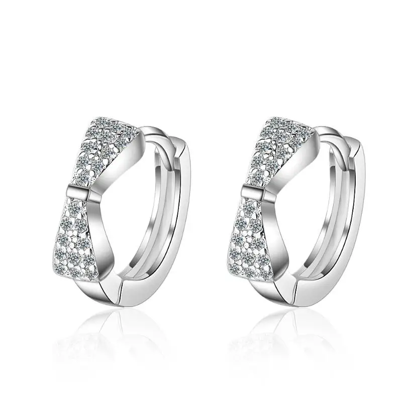 Exquisite Sweet Zircon Bow Ear Hook Earrings For Women Trend Creative 925 Sterling Silver Party Gift Jewelry Accessories SAE337
Exquisite Sweet Zircon Bow Ear Hook Earrings For Women Trend Creative 925 Sterling Silver Party Gift Jewelry Accessories SAE337