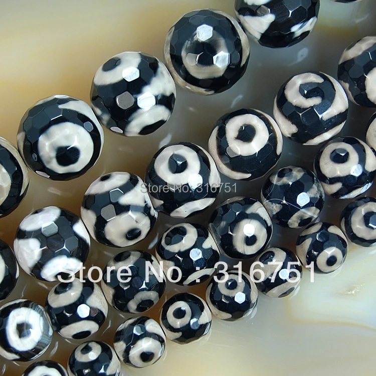 Hot Sale 15.5" Faceted Black Spot Tibetan Mystical Old Agata Eye Beads 8,10,12,mm Pick Size Free Shipping Aa-F00052
Hot Sale 15.5" Faceted Black Spot Tibetan Mystical Old Agata Eye Beads 8,10,12,mm Pick Size Free Shipping Aa-F00052