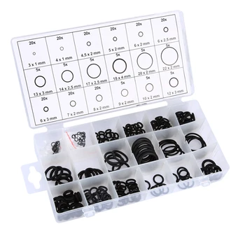 225 pcs Silicone Rubber O Ring Washer Seals Watertightness Assortment 18 Sizes for Car Styling With Plactic Box Kit
225 pcs Silicone Rubber O Ring Washer Seals Watertightness Assortment 18 Sizes for Car Styling With Plactic Box Kit