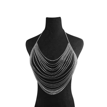 Sexy Rhinestone Body Bra Chain Multi-Layer Summer Beach Bikini Jewelry Shinny Sexy Body Halter Jewelry Wholesale Dropshipping
Sexy Rhinestone Body Bra Chain Multi-Layer Summer Beach Bikini Jewelry Shinny Sexy Body Halter Jewelry Wholesale Dropshipping