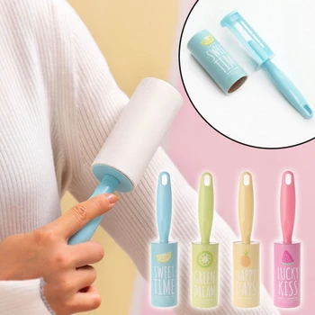 Fruit Pattern Paper Adhesive Lint Roller Brush Pet Hair Remover Reusable Cleaner Super sticky practical
Fruit Pattern Paper Adhesive Lint Roller Brush Pet Hair Remover Reusable Cleaner Super sticky practical