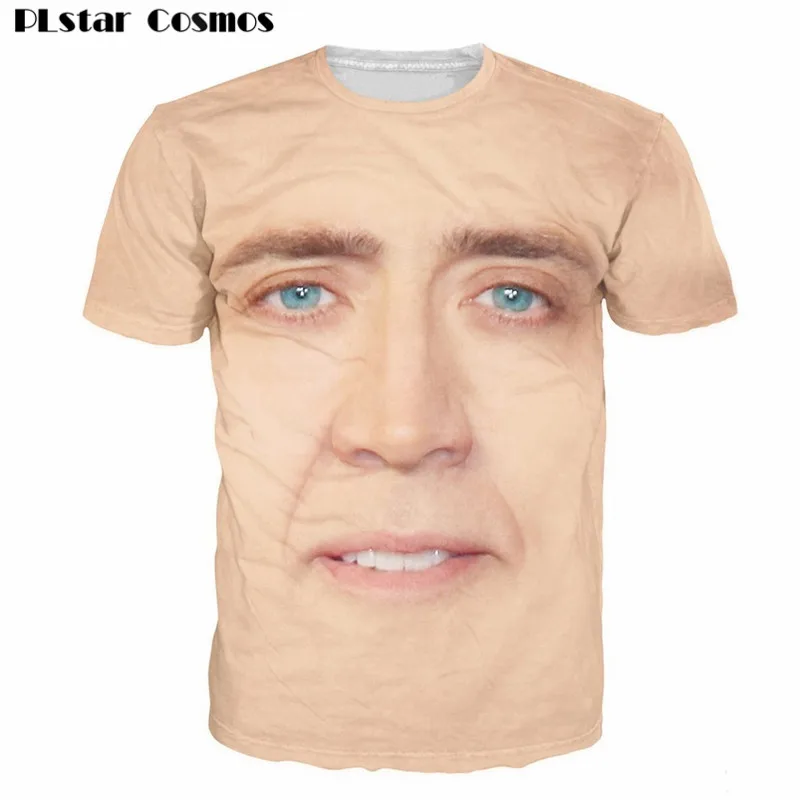 PLstar Cosmos Nicolas Cage T-Shirt National Treasure 3D Print t shirt Women Men Summer Funny tee tops Plus size 5XL Drop ship
PLstar Cosmos Nicolas Cage T-Shirt National Treasure 3D Print t shirt Women Men Summer Funny tee tops Plus size 5XL Drop ship