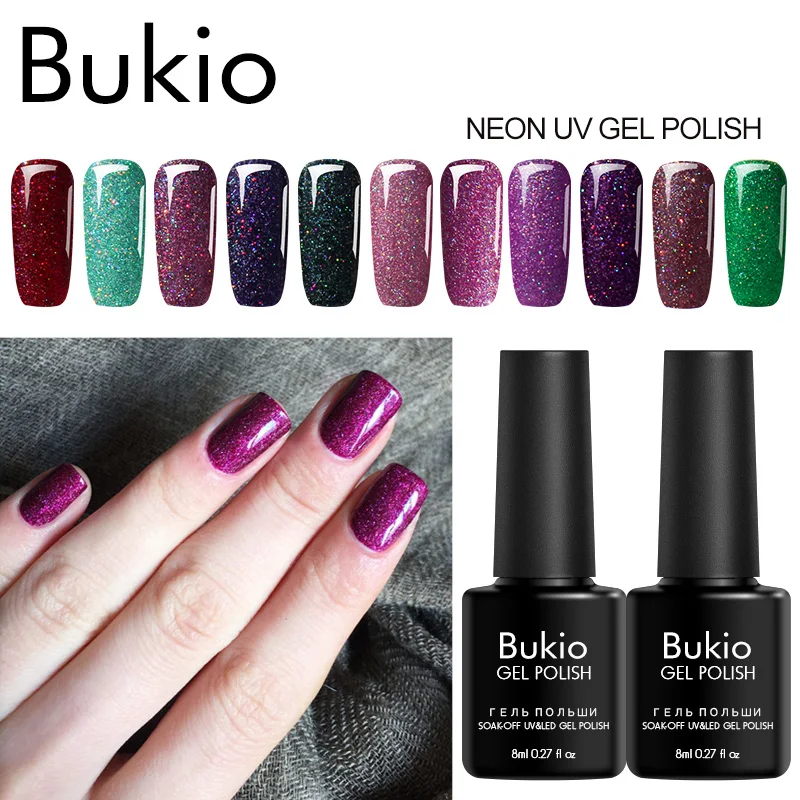 Bukio Glitter Gel Polish Everything for Manicure Neon Nail Gel Varnish with Sparkles All for Nails and Manicure Nails Accessoire
Bukio Glitter Gel Polish Everything for Manicure Neon Nail Gel Varnish with Sparkles All for Nails and Manicure Nails Accessoire