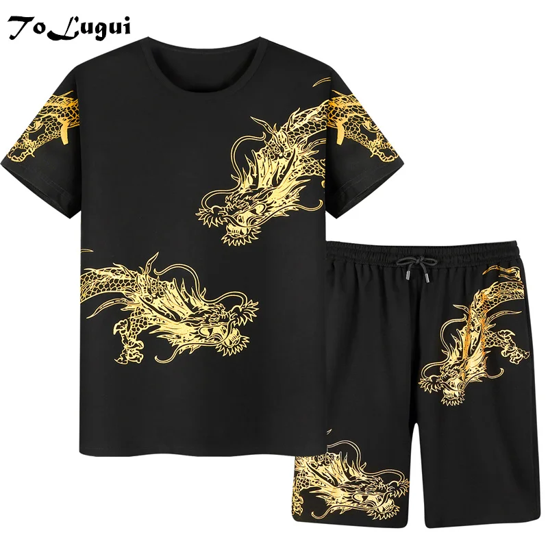 Men's Summer Shirts and Shorts Fashion Men's Sets Casual Plus Size 8xl 9xl Printed Dragon Male Sweatshirt Brand Hip Hop Clothing
Men's Summer Shirts and Shorts Fashion Men's Sets Casual Plus Size 8xl 9xl Printed Dragon Male Sweatshirt Brand Hip Hop Clothing