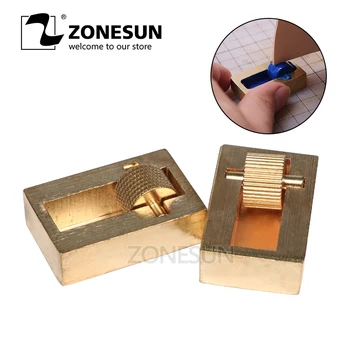 ZONESUN Leather Craft Making Tool Edge Oil Painting Box With 2 Rollers Brass DIY Sewing Tool Making Hand Tool Set
ZONESUN Leather Craft Making Tool Edge Oil Painting Box With 2 Rollers Brass DIY Sewing Tool Making Hand Tool Set