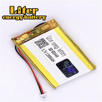 1.0MM 2pin connector 3.7 V 603448 603550 1200mah Rechargeable lipo battery polymer lithium battery MP3 MP4 MP5 small toys
1.0MM 2pin connector 3.7 V 603448 603550 1200mah Rechargeable lipo battery polymer lithium battery MP3 MP4 MP5 small toys