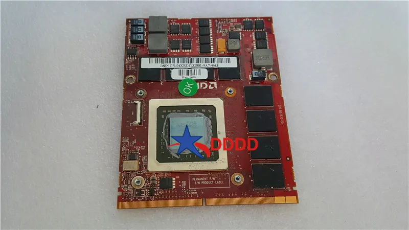 Оригинальная 0G51FX 4XRDT 04XRDT для Alienware M17x M15X R1 R2 Radeon HD4870M 4870M 1 ГБ Vga-карта полностью протестирована
Оригинальная 0G51FX 4XRDT 04XRDT для Alienware M17x M15X R1 R2 Radeon HD4870M 4870M 1 ГБ Vga-карта полностью протестирована